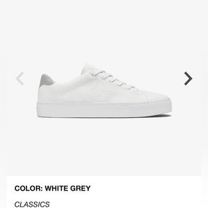 Greats size 7 - The Royal Knit Grey and White